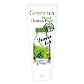 Sữa rửa mặt trà xanh làm trắng giảm mụn Holikey Green Tea Fresh Cleansing Foam (100ml)